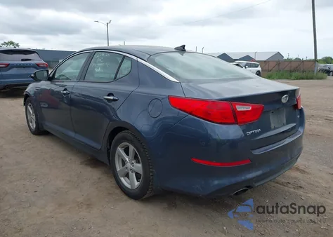 2015 Kia Optima Lx из США, поврежденный, VIN 5XXGM4A72FG372081